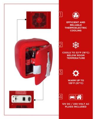 Koolatron Coca-Cola® Heritage Portable 12 Can AC/DC Cooler/Warmer - Macy's