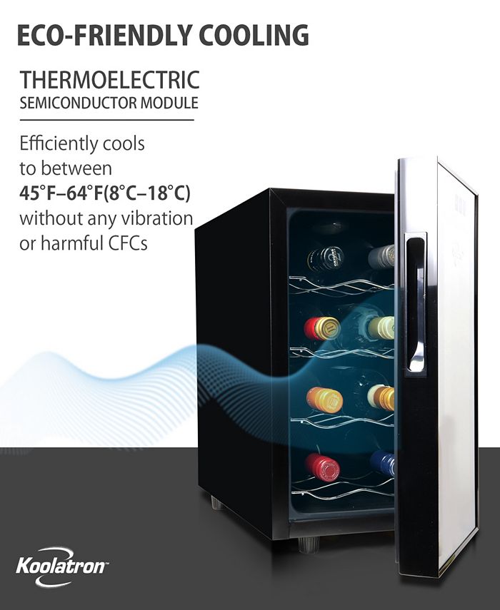 Koolatron Urban Series 8 Bottle Wine Cooler, 0.8' Cubic Macy's