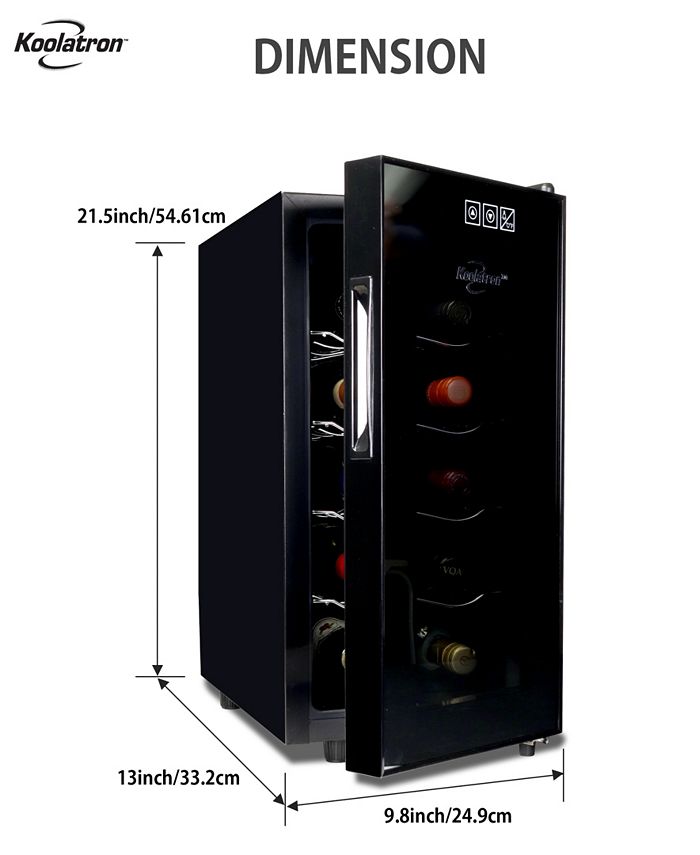 Koolatron Urban Series 10 Bottle Wine Cooler, 1' Cubic Macy's