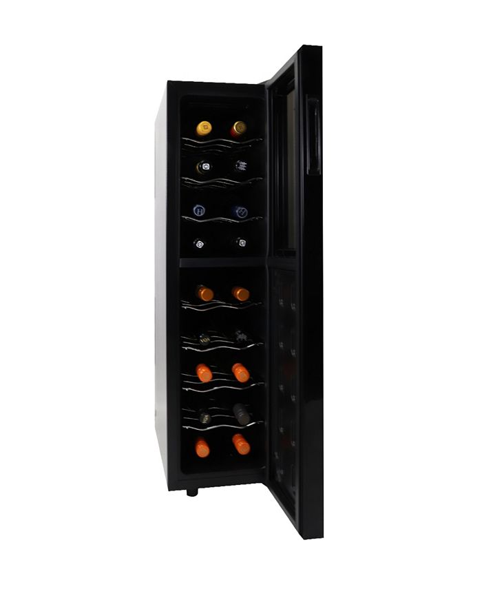 Koolatron Urban Series 18 Bottle Slim Dual Zone Wine Cooler, 1.9' Cubic Macy's