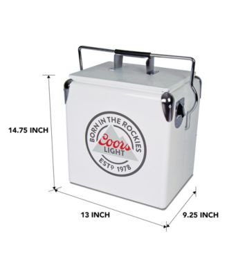 Koolatron Coors Light® Retro Ice Chest Cooler with Bottle Opener 13L