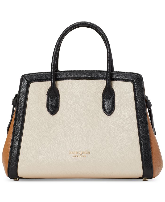 kate spade new york Knott Colorblocked Leather Medium Satchel & Reviews -  Handbags & Accessories - Macy's