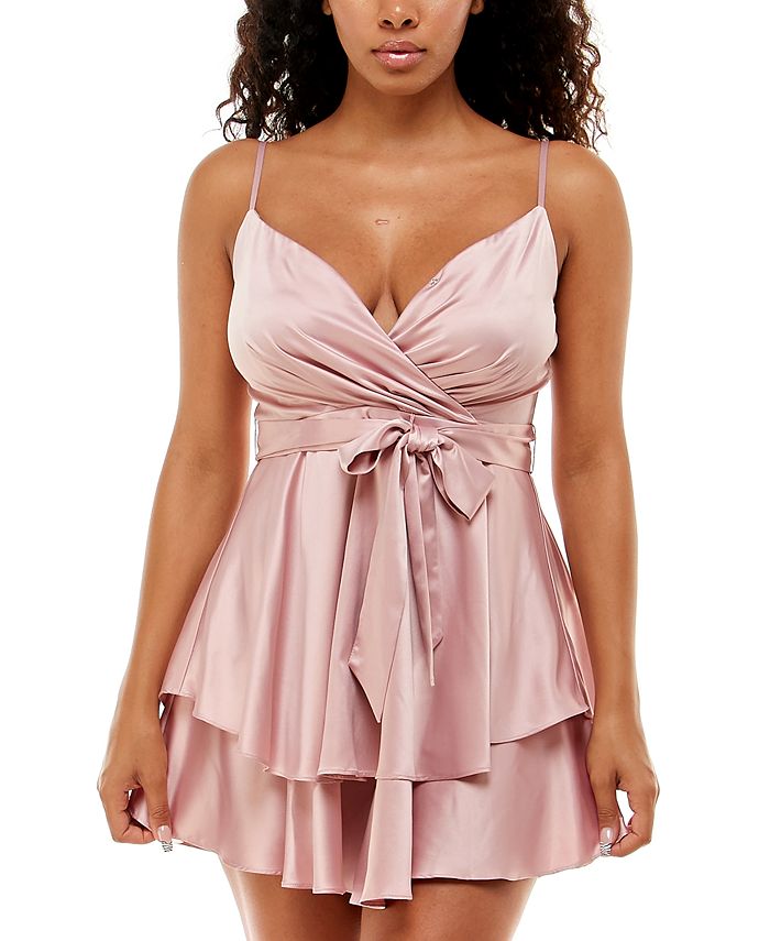 B darlin spaghetti strap sale dress