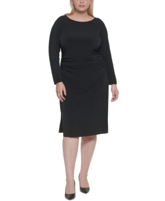 macy's calvin klein dress plus size