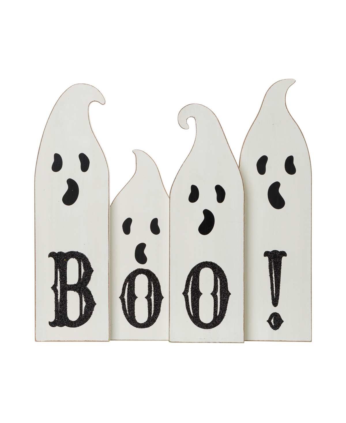 Glitzhome L Halloween Wooden Ghost Table Decor
