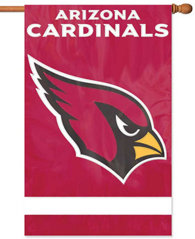 Party Animal Arizona Cardinals Applique House Flag