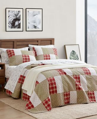 Camano Island Plaid 3-Pc. Quilt Set, King