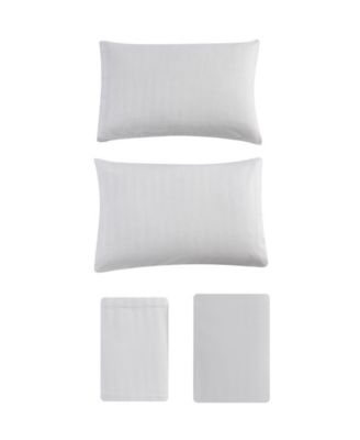 Solid 100% Cotton Brushed Flannel 4-Pc. Sheet Set, King