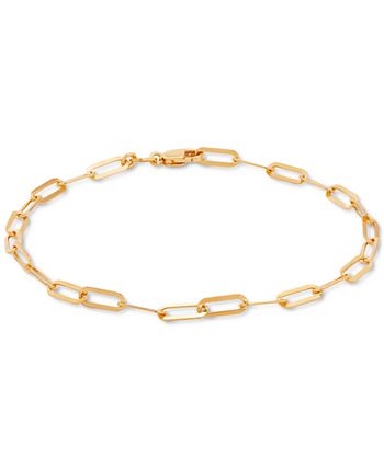 Giani Bernini - 2-Pc. Set Paperclip Link Chain Necklace & Matching Bracelet