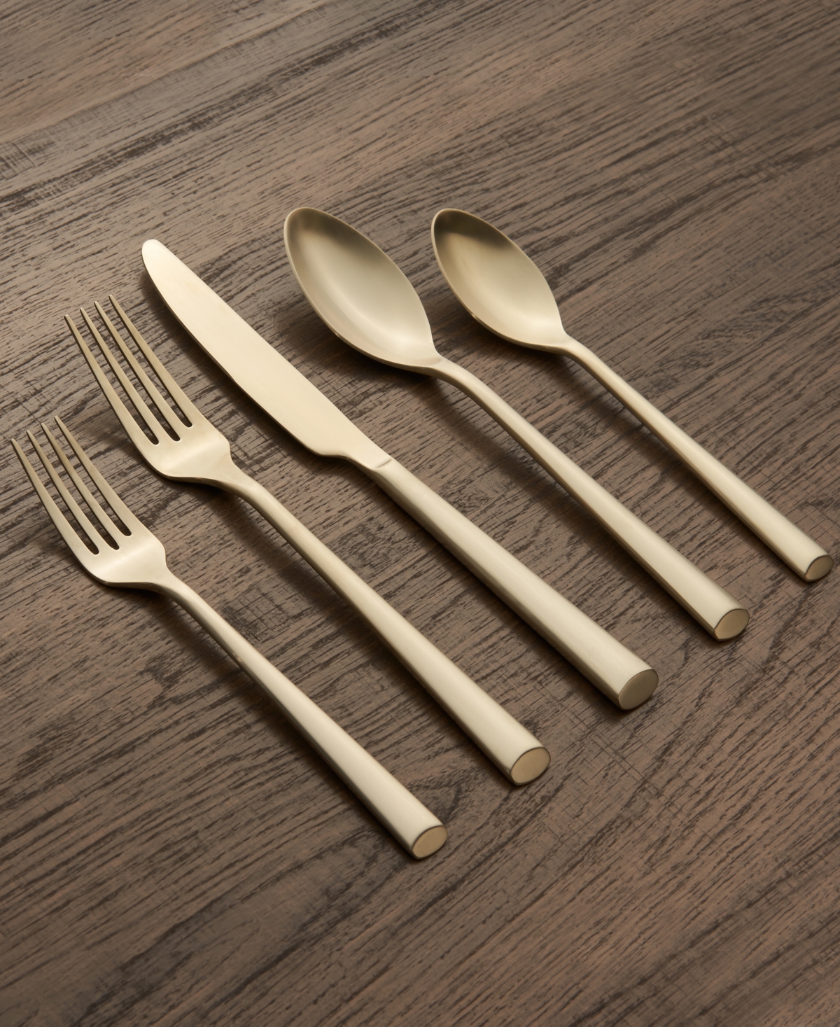 Cambridge Silversmiths Gilda Satin 20-Piece Flatware Set, Service for 4 - Champagne Gold-Tone