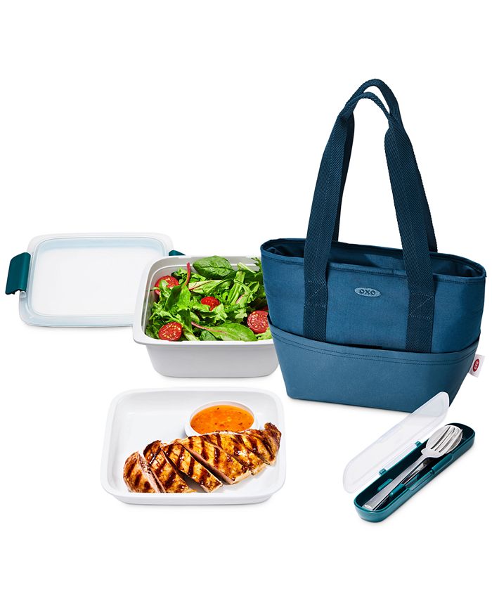Lunch box PREP AND GO GOOD GRIPS 1,0 l, blue, plastic, OXO