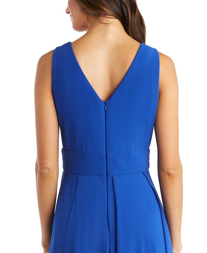 R & M Richards Sleeveless VNeck Gown Macy's