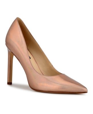 wide width rose gold heels