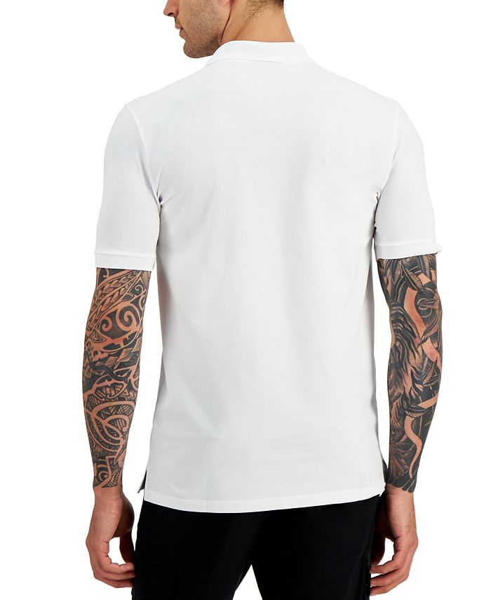 HUGO Men's Slim-Fit Handwritten Logo Polo Shirt - Macy's