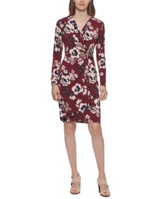 Calvin Klein - Floral-Print Sheath Dress