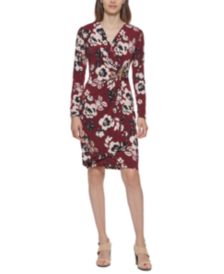 Floral-Print Sheath Dress