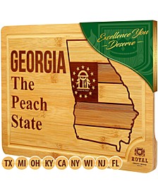 State Cutting Board For Kitchen Georgia Cheese Board Charcuterie Platter and Serving Tray