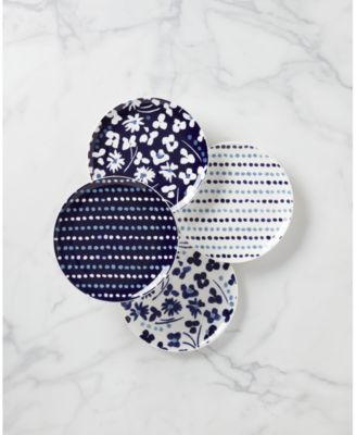 Floral Way Accent Plate Set, 4 Piece