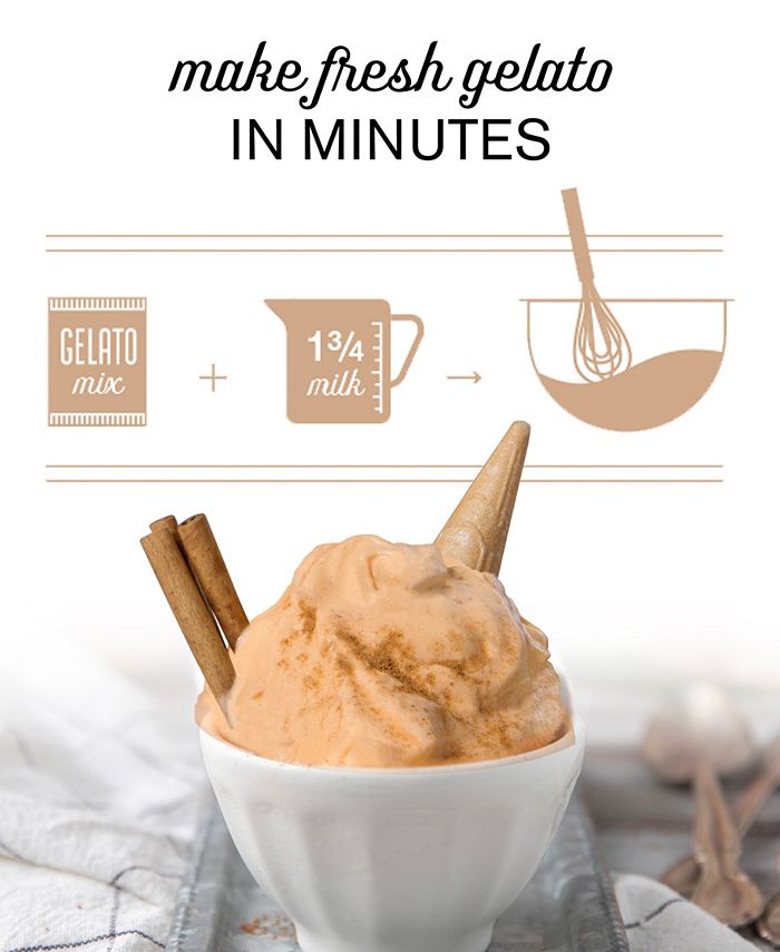 Franzese Pumpkin Spice Authentic Italian Gelato Mix, 2 Box Gift Set