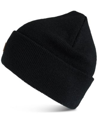 Levi’s All Season Comfy Leather Logo Patch Hero Beanie