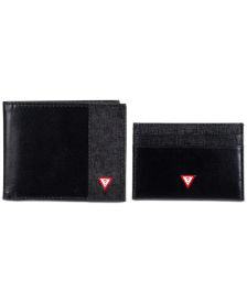 Men's RFID Slimfold Wallet & Card Case Set