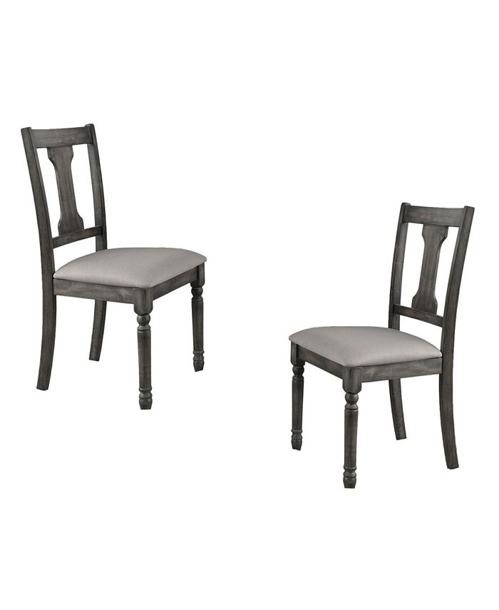 Best Master Furniture Demi Rustic Side Chairs, Set of 2 Macy's
