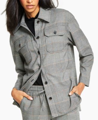 plaid mac jacket