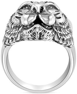 EFFY&reg; Men's Tiger Ring in Sterling Silver