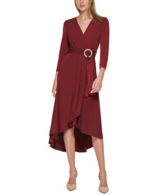Calvin Klein - Belted Wrap-Style Dress