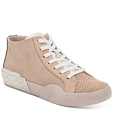 Zoel Mid-Top Lace-Up Sneakers