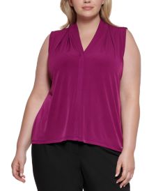 Plus-Size V-Neck Top