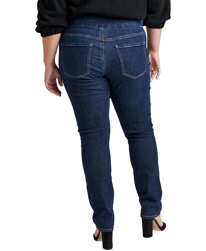 JAG Plus Size Nora Mid Rise Skinny Pull-On Jeans & Reviews - Jeans ...