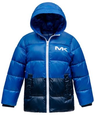Big Boys Heavy Weight Color Blocked Puffer Jacket