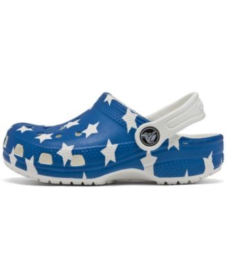 Crocs Little Kids Classic American Flag Clog Sandals from  display picture 1