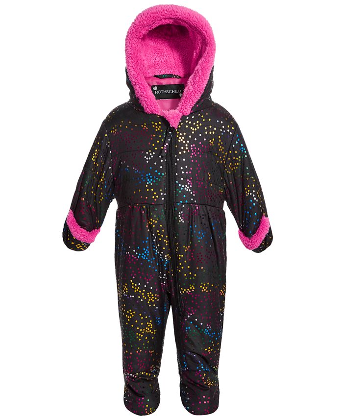 Macy s baby girl hot sale snowsuit