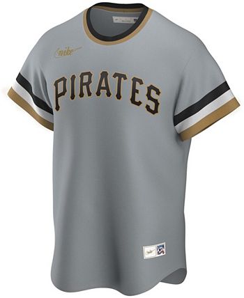 Nike Men's Gray Pittsburgh Pirates Road Authentic Team Jersey - Gray