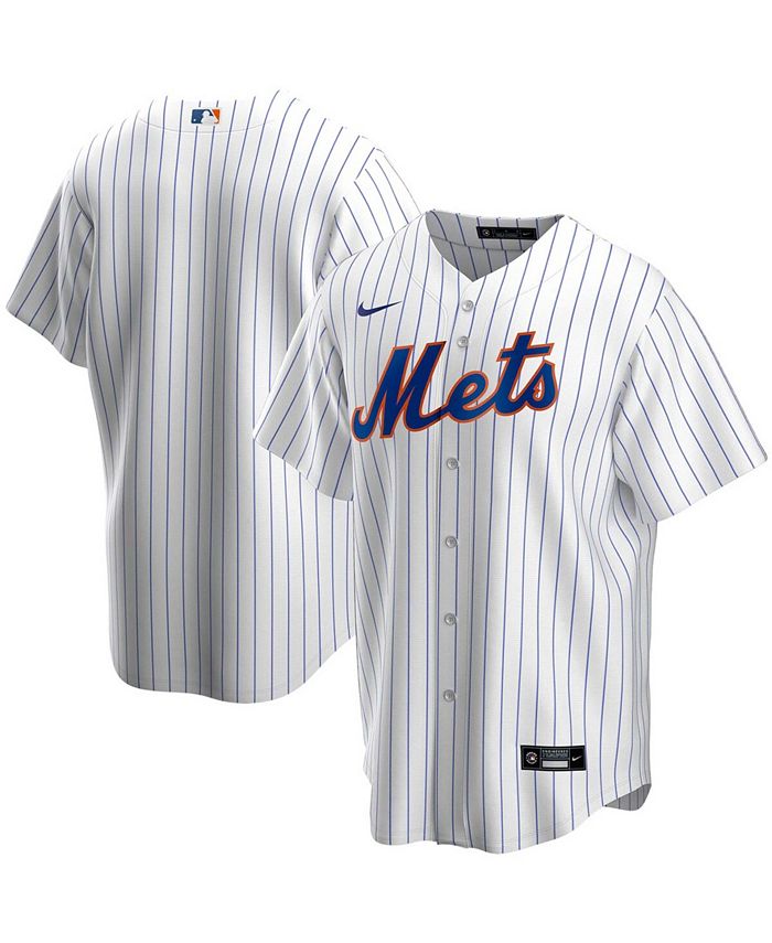 Nike Men's White New York Mets Home Replica Team Jersey - Macy's