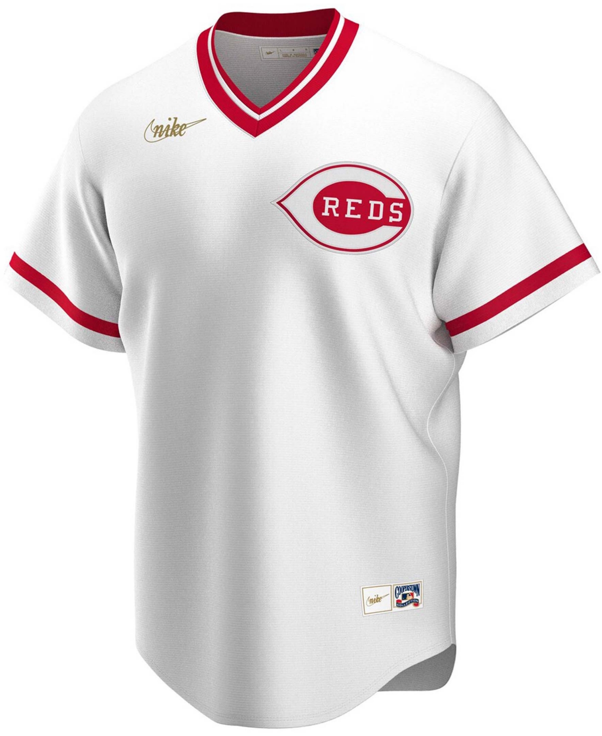 Men'sCincinnati Reds Home Cooperstown Collection Team Jersey - White