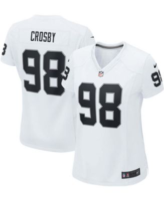 Women's Maxx Crosby White Las Vegas Raiders Game Jersey - Macy's