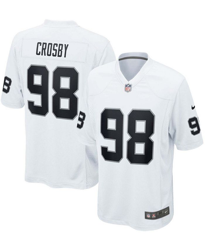 Nike Men's Maxx Crosby White Las Vegas Raiders Game Jersey - Macy's