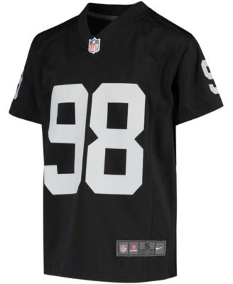 Big Boys Maxx Crosby Las Vegas Raiders Alternate Game Jersey