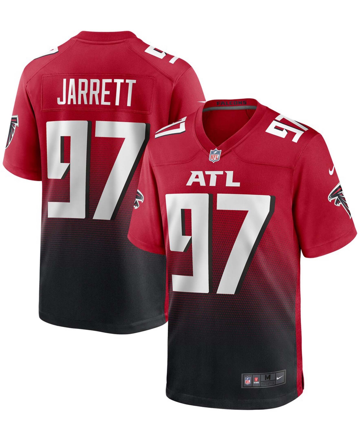 Men's Grady Jarrett Red Atlanta Falcons 2nd Alternate Game Jersey