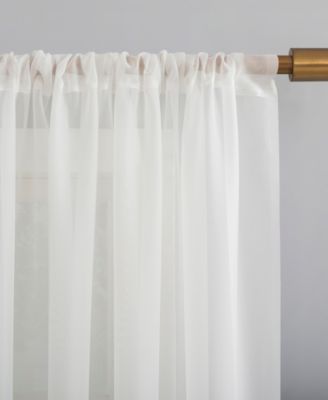 Mallory Sheer Voile Rod Pocket Curtain Panel