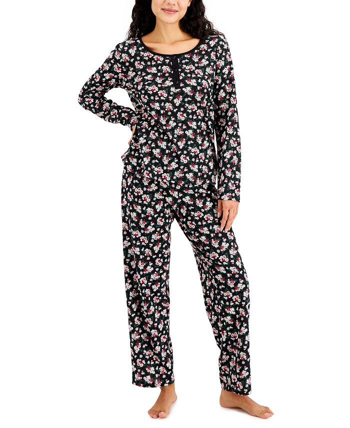Charter Club Women's Cotton Printed Cropped Pajama Pants, Created for  Macy's - Macy's
