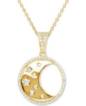 Macy's moon and hot sale star necklace