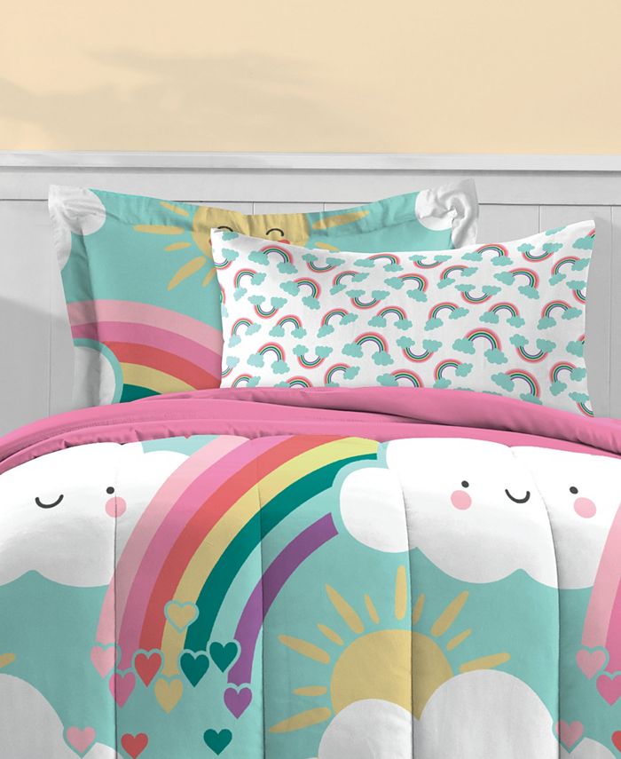Macy's Dream Factory Rainbow Flare Twin Comforter Set, Set of 5 Macy's