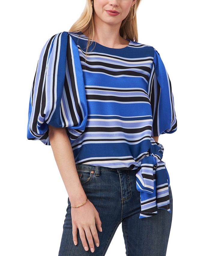 Vince camuto striped top sales