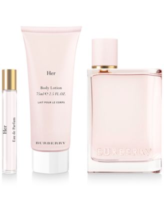 burberry her perfume gift set