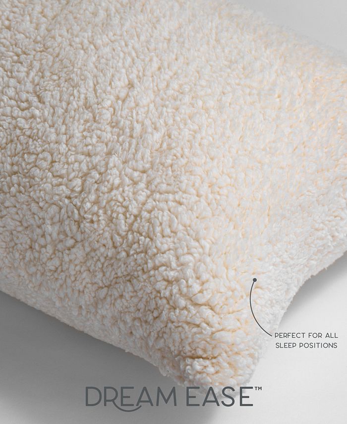 DreamEase Sherpa Comfort Pillow Macy's
