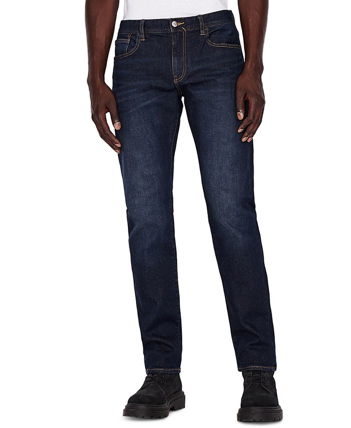 A|X Armani Exchange Men's 5 Pocket Slim-Fit Denim Jeans - Macy's
